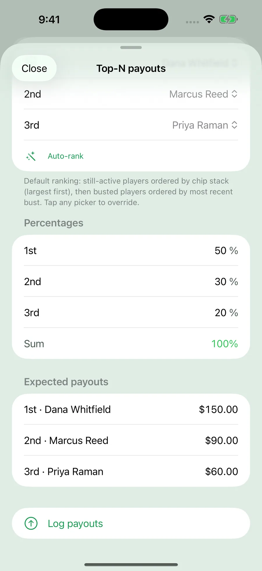 Felt: ICM and bounty payouts